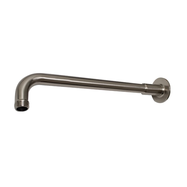 Whitehaus Showerhaus Solid Brass Shower Arm, Brushed Nickel WHSA350-BN - main